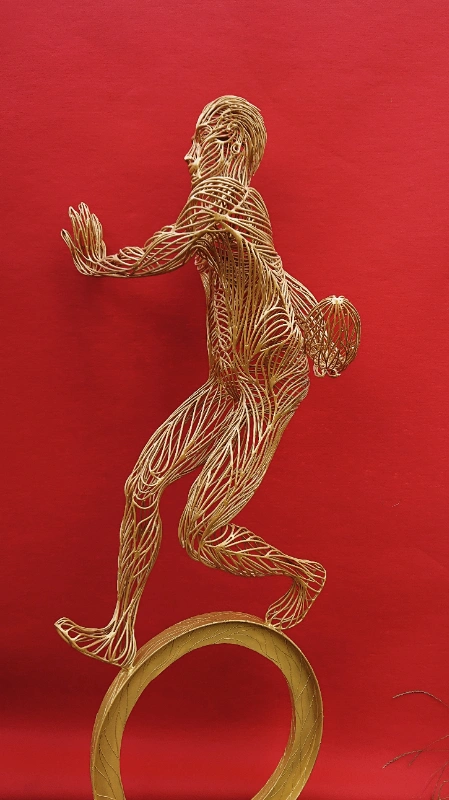 Sculpture en acier d'Alain de Manca