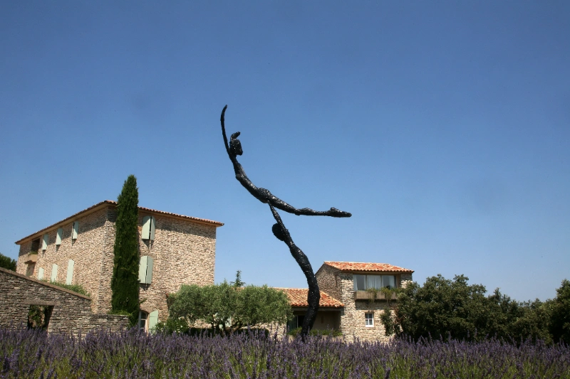 Sculpture en résine d'Alain de Manca