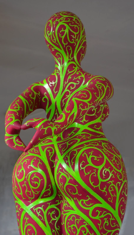 Sculpture en résine d'Alain de Manca