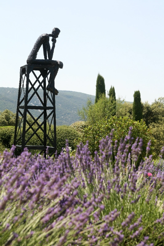Sculpture en résine d'Alain de Manca
